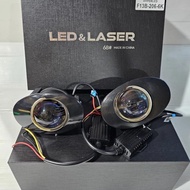 foglamp fog lamp projector billed laser blue lens mobil Honda Jazz Brio Mobilio HRV
