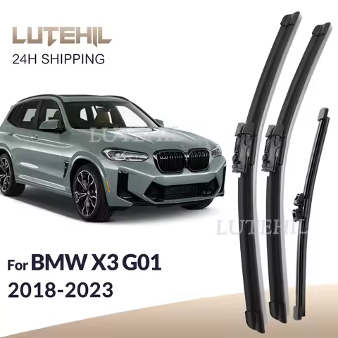 LUTEHIL Wiper For BMW X3 G01 2.0 3.0 2018-2023 2019 2020 2021 Front & Rear Wiper Blades Windshield W
