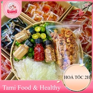 0.5KG BÁNH RÌA Ủ BƠ - 50GRAM MUỐI NHUYỄN - 30GRAM HÀNH PHI - 50GRAM TỎI PHI - 100GRAM ỚT RIM MẬT ONG