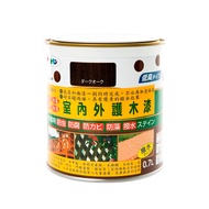ASAHIPEN 朝日塗料 水性室內外護木漆 防蟲防腐防霉 暗橡木 700ml  1罐
