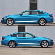 5PCS Car Stickers Auto Side Stripe DIY Decals Car Accessories for  W205 W204 W203 C Class C180 C200 