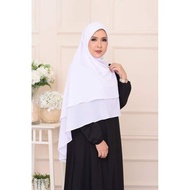 Khimar Pusing Chiffon Berkualiti