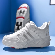 Hot-Sell Four-wheeled Heelys roller shoes wheel shoes boy girl kids adult outdoor sports roller skat
