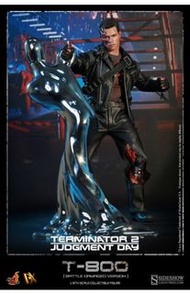 Hottoys dx13 terminator BD T2 t800 未來戰士 sp DX13特別版  hot toys T-800 戰損 豪華版