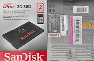 免運! SanDisk Ultra 3D SSD 2TB 2.5吋SATAIII固態硬碟