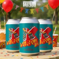 DAILYBEER Korean Craft Beer New England IPA Hazy IPA 355Ml Can Abv: 6.5% Pack Of 3