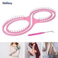 [Hellery] 8 Shape Knitting Loom Scarf Loom Easy to Use Portable Scarf Knitter Crafts Handmade Knitti
