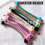 RESIN END PEARL MASK CONNECTOR/pearl mask connector/mask hook