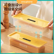 Enoughome Long Storage Box Dry Noodle Storage Box Kitchen Noodle Box Pasta Hanging Noodle Fresh-Keep