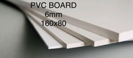 PVC Board/ PVC Foam Board 6mm Ukuran 160x80 cm, 80 x 160 cm