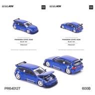 PR640127-POPRACE 1/64 PANDEM EG6 V1.5 METALLIC BLUE DIECAST SCALE MODEL CAR