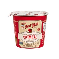 Bob’s Red Mill Gluten Free Oatmeal cup – Apple Pieces and Cinnamon 無麩質燕麥杯 – 蘋果片肉桂味 2.36oz / 67g【039978001849】