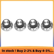 4 x potentiometer Pot metal knob with 0-9 turntable for 6mm shaft knob