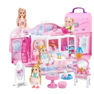 Toy castle Doll House/Children Toys Girls Story Villa DIY Birthday Gifts Assembled Girls Toys.....