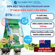 Sữa Bột Nguyên Kem Tách Béo Btnature Bổ Sung Canxi Giúp Xương Khớp Chắc Khỏe Tăng Chiều Cao Túi 1kg