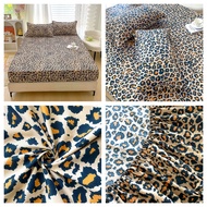 880TC fitted bedsheet cadar murah pillowcase mattress cover blue heart printed Tatami fitted bedshee