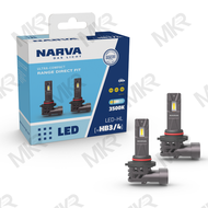 NARVA หลอดไฟหน้ารถยนต์ LED RANGE DIRECT FIT 3500K สีเหลืองนวล H4 H7 H11 HB3 HB4