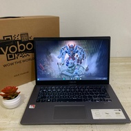 Second Laptop Slim Asus Vivobook M409BA | AMD A4 9125 | RAM 4 GB | SSD 256 GB | Key Backlight | 14"F