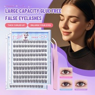BQI Glue Free False Eyelash Large Volume Removable False Eyelash Natural Single