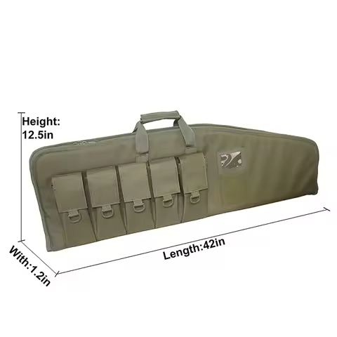 42inch Tactical Rifle Case Gun Bag Air Rifle Case Backpack Sniper Airsoft Holster Shooting Hunting A