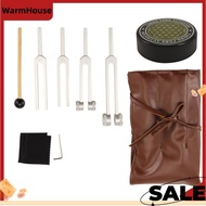 Tuning Fork Set with Activator 128Hz 256Hz 512Hz 432Hz for Sound for Healing, Therapy Keep Body Styl