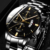 Original GENEVA Luxury Fashion Men's Watches Men Automatic Date Calendar Quartz Wrist Watches For Men Sports Waterproof Watch