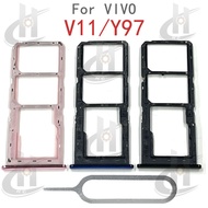 For VIVO V11 / Y97 Sim Card Tray Slot Holder Card Holder Reader SD Slot Adapter Replacement Parts