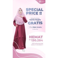 Penawaran Terbatas Gamis Nagita Dress Set Free Khimar By Jilbab Daffi