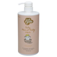 เจลสระผมและอาบน้ำเด็ก เหมาะสำหรับเด็กแรกเกิดขึ้นไป Just Gentle Baby Hair & Body Wash Natural 99%  ด้