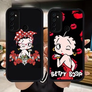 Q38 Betty Soft BoopGirl Casing for Realme C2 Narzo 10A C17 7i C75 10 5i 9i 6i 20A 5 5s C2s 14 14X 14