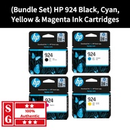 [Bundle Set] HP Ink Cartridges HP 924 BK HP 924 C HP 924 M HP 924 Y For OfficeJet 8120 8130 924 HP 9