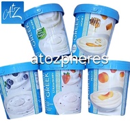 READY STOCK!! Yoghurt krim rasa buah persik stroberi bluberi madu tawar tanpa penambahan gula ala Yu