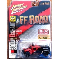 MERAH Johnny LIGHTNING HUMMER H1 WAGON Red - HUMVEE BFGOODRICH OFF ROAD MIJO EXCLUSIVE MY