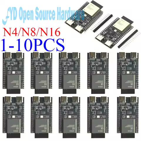 1-10PCS ESP32-C6-N4 N8 N16 Development Board ESP32-C6 Core Board WiFi6 Bluetooth-compatible For Nano