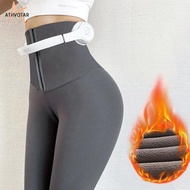 ATHVOTAR Winter Warm Leggings Women Fitness Seamless Leggings High Waist Sport Push Up Compression Slim Stretch Women Pants