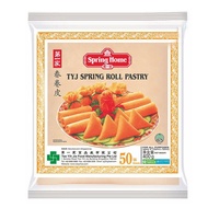 สินค้าสดใหม่ สปริงโฮม แผ่นปอเปี๊ยะแช่แข็ง 6 นิ้ว x 50 แผ่น Spring Home Frozen Spring Roll Pastry 6" 