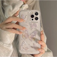 Butterfly Phone Case for Tecno Camon20 4G 20 Pro 5G Transparent Clear Case