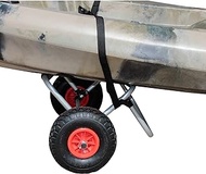 BKC UH-KC271 Two-Wheeled Cart for Kayaks, Stand Up Paddle Boards, Canoes - Easy Overland Transport at The Lake, Beach, or Reservoir by Brooklyn Kayak Company