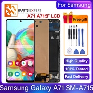 IPARTSEXPERT Original AMOLED for Samsung Galaxy A71 LCD Original A715F LCD Screen and Digitizer Asse