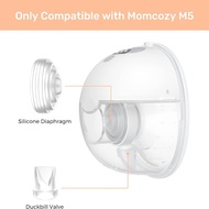 100% Fit Momcozy M5/ M6/ V1/ V2 Pro Hands-Free Breast Pump Vacuum Duckbill Valve Diaphragm