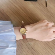 Đồng hồ nữ Halei ah348 dây da vân cao cấp chống nước tốt mẫu size mini nhỏ xinh dành cho nàng tay