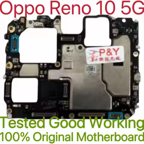 Global Version Original Unlocked Motherboard for Oppo Reno 10 5G Tested Circuit Plate Main Logic Boa
