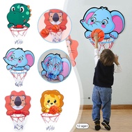 Plastic Children's Hanging Shooting Basket Foldable Indoor Basketball Frame For Baby M4f7