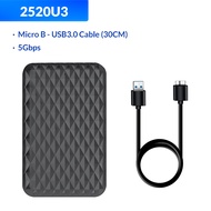 ORICO ฮาร์ดดิสก์ไดร์ฟ อุปกรณ์เพิ่มฮาร์ดดิสก์ ฮาร์ดไดร์ฟภายนอก 2.5 Inch HDD Case SATA to USB 3.0 5Gbps 4TB HDD SSD Enclosure Support UASP HD External Hard Disk Box for 7-9.5mm HDD Box