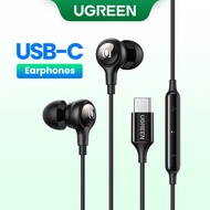 UGREEN Earphones Aux Earbuds 3.5mm Wired Headphones Noise Isolating Volume Control with Microphone F
