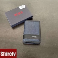 【Shirely.sg】【Ready Stock】Tumi1192256alpha SLG Series Ballistic Nylon Card Holder