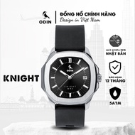 Đồng hồ Nam ODIN Knight Silver chính hãng thiết kế Việt Nam chống nước 5ATM - TẶNG KÈM DÂY ĐỒNG HỒ