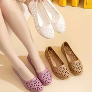Plastic flower shoes for walking and rain, code 703