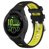 สายนาฬิกาข้อมือซิลิโคน18มม. 20มม. 22มม. สำหรับ Garmin Vomove/Vivoactive4 3 /Forerunner245 Garmin Forerunner 265S สายรัดข้อมือ265สายข้อมือสำหรับเปลี่ยนสำหรับ Huami Amazfit GTR Samsung Galaxy Watch Active (ไม่รวมนาฬิกา)