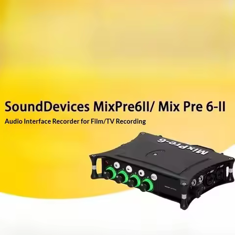 MixPre-6 II – 6-in/8-out 32-bit Float Recorder, Audio Interface & Mixer for Video Production and Liv